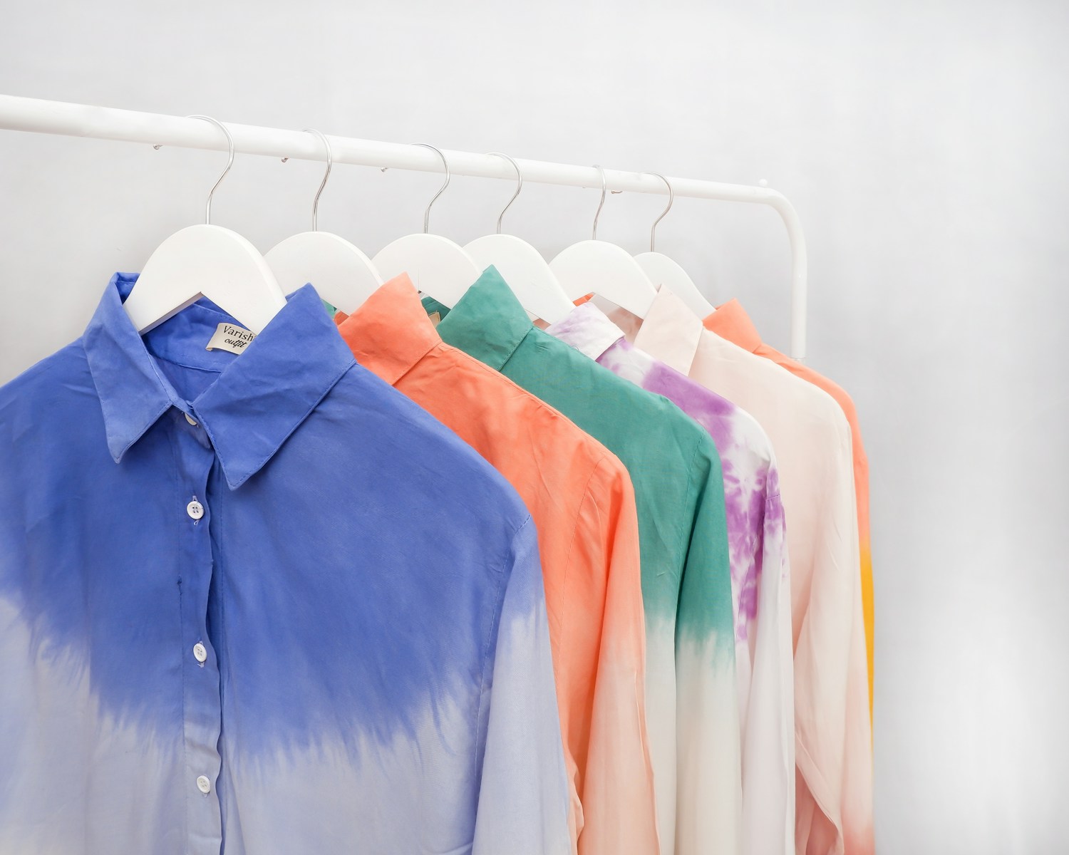 blue button up long sleeve shirt